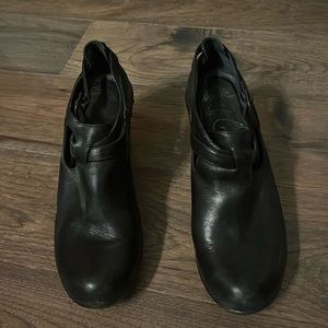 Dansko black wedges size 40